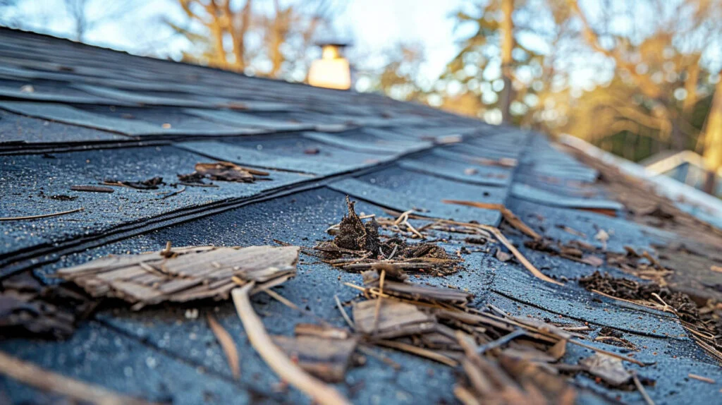roof debris
